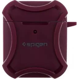 Футляр с карабином Spigen DuraPro Flex Airpods 1/ Airpods 2 Bordo (35267_3345637)