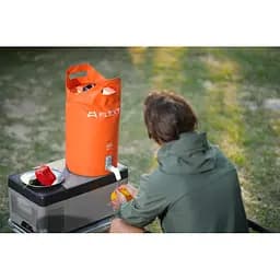 Душ портативний Flextail Tiny Shower Bucket (TSB-700) 20л - з електро насосом - помаранчевий - мініатюра 8