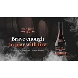 Бренді Torres Smoked Barrel 10 років витримки 38% 0.7 л у подарунковій упаковці - мініатюра 4