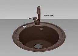 Кухонна мийка Adamant Sun Ø510x200 mokko 000000577, Коричневий - мініатюра 2