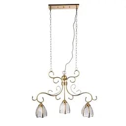 Люстра підвісна Brille кантрі в зал E27 40W PB (BL-703S/3)