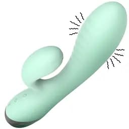 Вібратор I’MCUM Air Lover із функцією збільшення надуванням Зелений (IM-ZDB299)