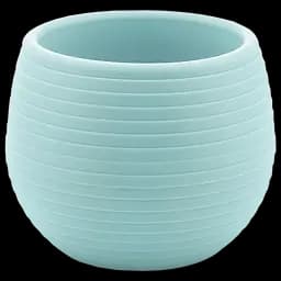 Горшок для цветов Serinova Colorful, 1.3 л, светло-голубой (ES05-PudraMavi)
