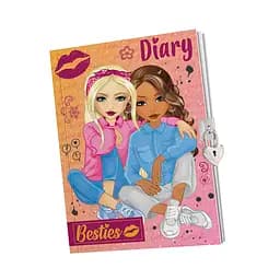 Дневник Besties А5 с замочком 60 листов (961021)