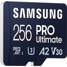 Карта пам'яті Samsung microSDXC PRO Ultimate 256GB Class 10 UHS-I U3 V30 A2 + USB Reader MB-MY256SB/WW [145488] - мініатюра 3