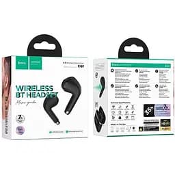 Навушники Hoco EQ1 Music guide true wireless BT 5.3 чорні - мініатюра 2