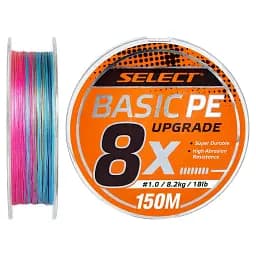 Шнур Select Basic PE 8X Multicolor 150 м 1.2/0.16 мм 20 lb/9.3 кг