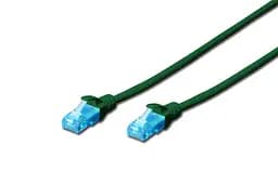 Патч-корд Assmann CAT 5e U-UTP, Cu, PVC AWG 26/7, довжина 10 м DK-1511-100/G Green