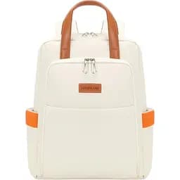 Рюкзак с отделом для ноутбука iBag женский городской тканевой Молочный (IBR199O)