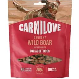 Ласощі для собак Carnilove Crunchy Snack Wild Boar with Rosehips хрусткі дикий кабан і шипшина 200 г
