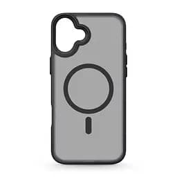 Чехол для Apple iPhone 16 Plus, Uniq MagCase, черный, противоударный, панель-накладка с магсейф, ударопрочный TPU+PC, с магнитом MagSafe, поддержка полноценной беспроводной зарядки, ArmorStandart (ARM79500)