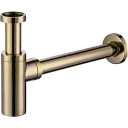 Сифон для раковини VBI brushed gold універсальний VBI-059100BG, Золотий