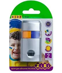 Краски для лица и тела Патриот, на водной основе, желто-голубые, 30 г