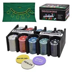 Настольный Покер 3896B в Металллической коробке