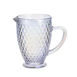 Кувшин для напитков 1.2 л из толстого стекла фигурный rainbow HP-19-251