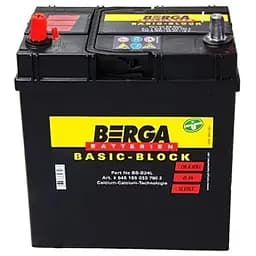 Акумулятор Berga Basicblock 35Ah ASIA (+/-) ТК (300EN) (187х127х225)