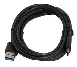 Кабель USB AM-Type-C, 2 м, черный, Patron, 3A (PN-USB3-TYPEC-2M)