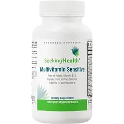 Мультивитаминный комплекс Seeking Health Multivitamin Sensitive 120 вегетарианских капсул