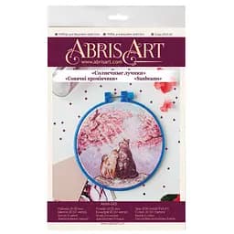 Набор для вышивки крестиком "Солнечные лучики" AHM-043 с пяльцами.