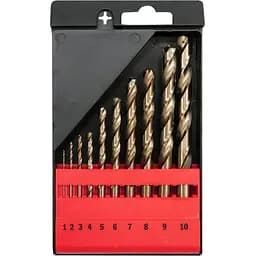 Свердла по металу кобальтові Yato Co-HSS Ø=1-10 мм 10 шт. (YT-41603)