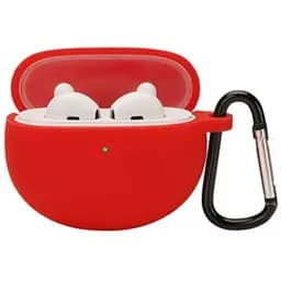 Чохол-накладка DK для Oppo Enco Air 1/2 | Silicone Candy Friendly з карабіном (012708) (red)