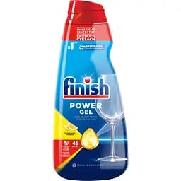 Гель для миття посуду в посудомийній машині FINISH All In One Max Lemon Power Gel 900 мл