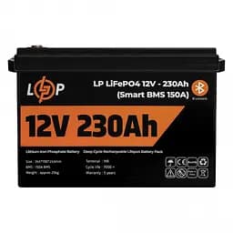 Акумулятор LogicPower LiFePO4 12V (12,8V) - 230 Ah (2944Wh) (Smart BMS 150А) з BT пластик - мініатюра 3