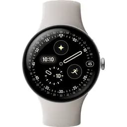 Смарт-годинник Google Pixel Watch 4 45mm Wi-Fi Polished Silver Aluminum case/Porcelain Active Band [161535] - мініатюра 3