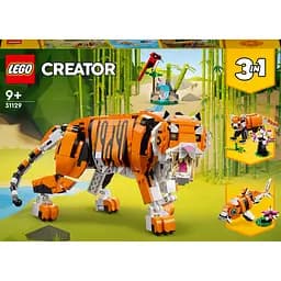 Конструктор LEGO Creator 3 в 1 Величественный тигр 755 деталей (31129)