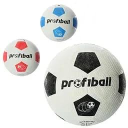 М’яч футбольний, 350 г, гума Grain, Profiball, розмір №5 (В асортименті) - мініатюра 2
