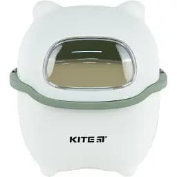 Настольный контейнер для мусора Kite бело-зеленый (K24-009-7)