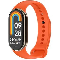 Ремінець для фітнес-браслета Lemfo для Xiaomi Mi Band 8 і 9 помаранчевий