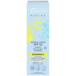 Гідро-крем Bielenda C Marine Care глибоко зволожуючий SPF 50, 40 мл - мініатюра 3