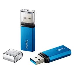 USB флеш накопичувач Apacer 128GB AH25C Ocean Blue USB 3.0 (AP128GAH25CU-1) - мініатюра 3