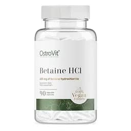 Натуральна добавка OstroVit Vege Betaine HCl, 90 вегакапсул