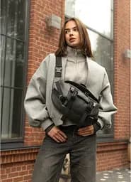Велика жіноча поясна сумка бананка Sambag 38х21 см sum0027223 - мініатюра 2