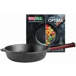 Cковорода Brizoll Optima-Bordo чавунна з ручкою 24х6 см (O2460-P2) - мініатюра 3