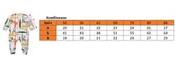 Натуральний сліп - чоловічок для новонароджених хлопчиків зріст 56 см (0 - 1 місяць) Татошка Блакитний з принтом - мініатюра 2
