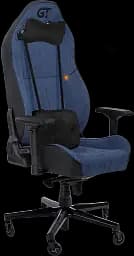Геймерське крісло GT Racer чорне з темно-синім (X-8009 Fabric Dark Blue/Black) - мініатюра 4
