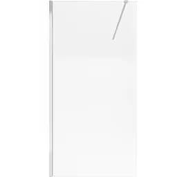 Душевая перегородка Qtap Walk-In Standard CRM201.C8 100x190 см, стекло Clear 8 мм, покрытия CalcLess, универсальная, прозрачный