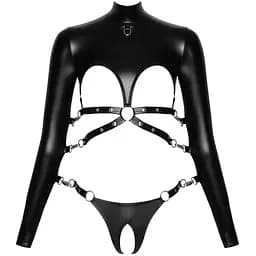 Комплект БДСМ Bad Kitty Naughty Toys Shirt With Thong S черный