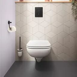 Тримач туалетного паперу Grohe QuickFix Start 412002430 Чорний матовий - мініатюра 5