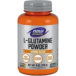 Аминокислота Now Sports L-Glutamine Powder 170 г