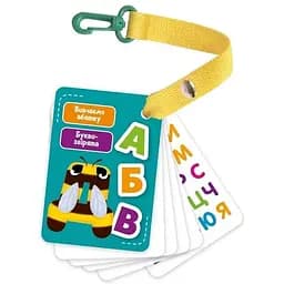 Игра настольная Vladi Toys Карточки на ремне Буквы-животные VT2000-20