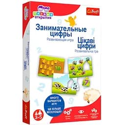 Настільна гра Trefl Перші відкриття. Захоплюючі цифри (нова версія) (02162)