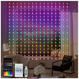 Розумна гірлянда-штора Sun Lamp Smart 3x3 м RGB з управлінням Bluetooth