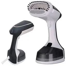 Вертикальний ручний відпарювач 0.2л парова праска для прасування одягу 2200Вт Zepline ZP-204 Біло-чорний