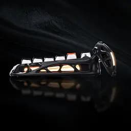 Клавіатура GravaStar Mercury K1 Pro 80keys Kailh Speedy Mint BT/WL/USB RGB CyberFlare (GSK1PRO_BO_BLK) - мініатюра 7