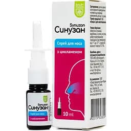 Спрей для носа Baum Pharm Синузан з цикламеном 10 мл