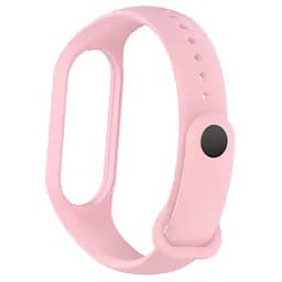 Силіконовий ремінець для фітнес браслетів Xiaomi Mi Band 5/6/7, Silicone, girly pink, зі зручною застібкою, на фітнес трекер та смарт годинник, ArmorStandart (ARM61904) - мініатюра 2